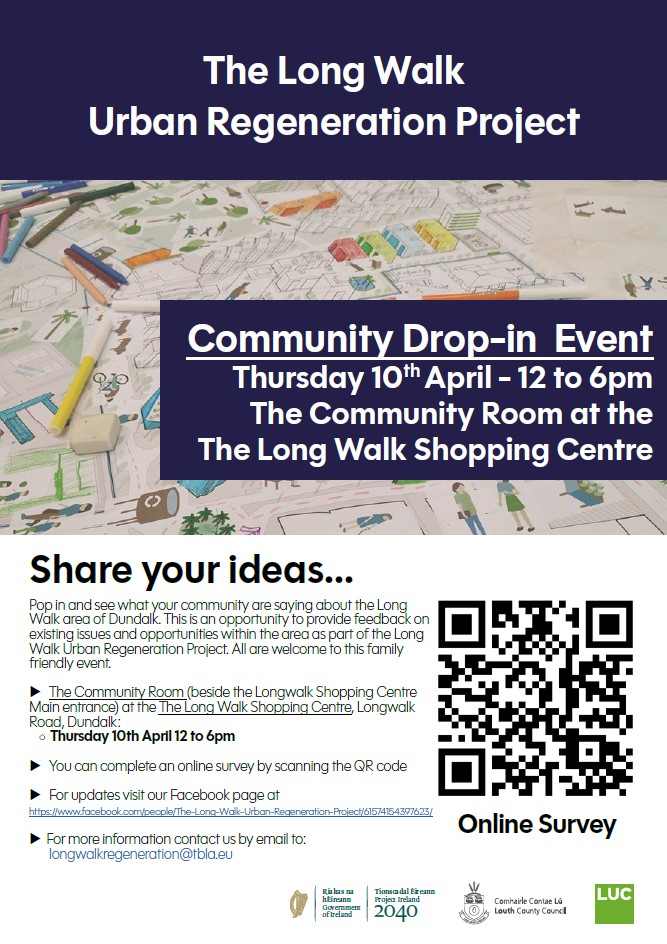 Long Walk Dundalk Consultation Poster