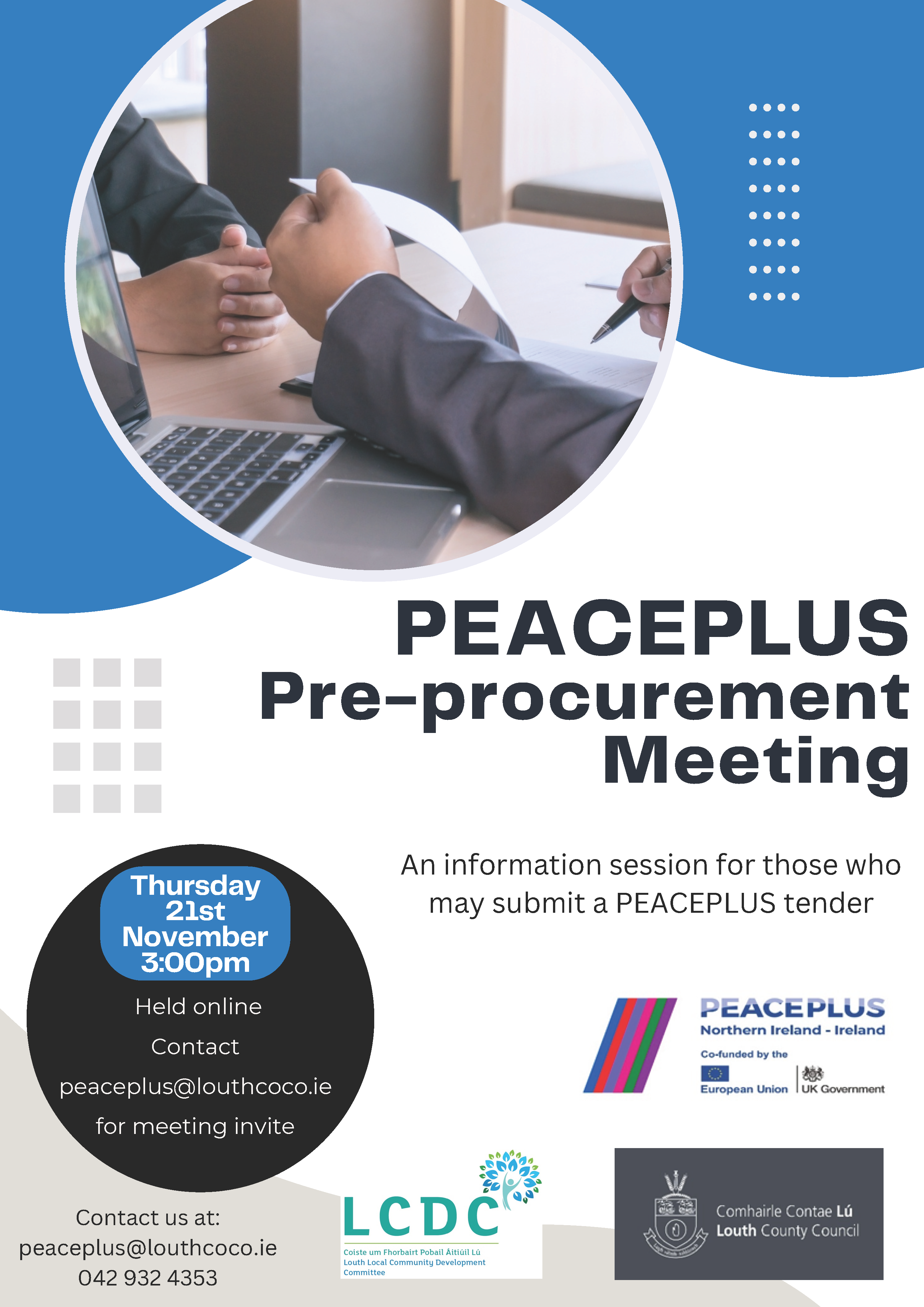 20241023-PEACEPLUS-Pre-procurement-Meeting-Copy