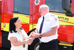 New Fire Appliances DLK DRG Louth FRS 3 thumbnail