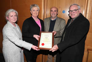 SVP Dunleer Cllr Bernie Conlon, Marian O’Brien, Fintan Harmon and Conor Spar thumbnail